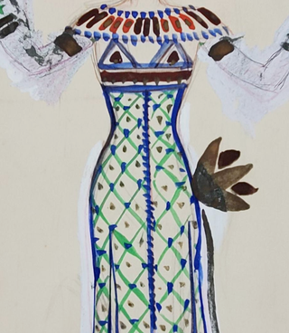 Egyptian-inspired Dress (ref #44)