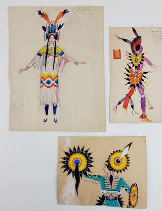 1341746 Three American Indian-Inspired Costumes (ref #48). Marco Montedoro