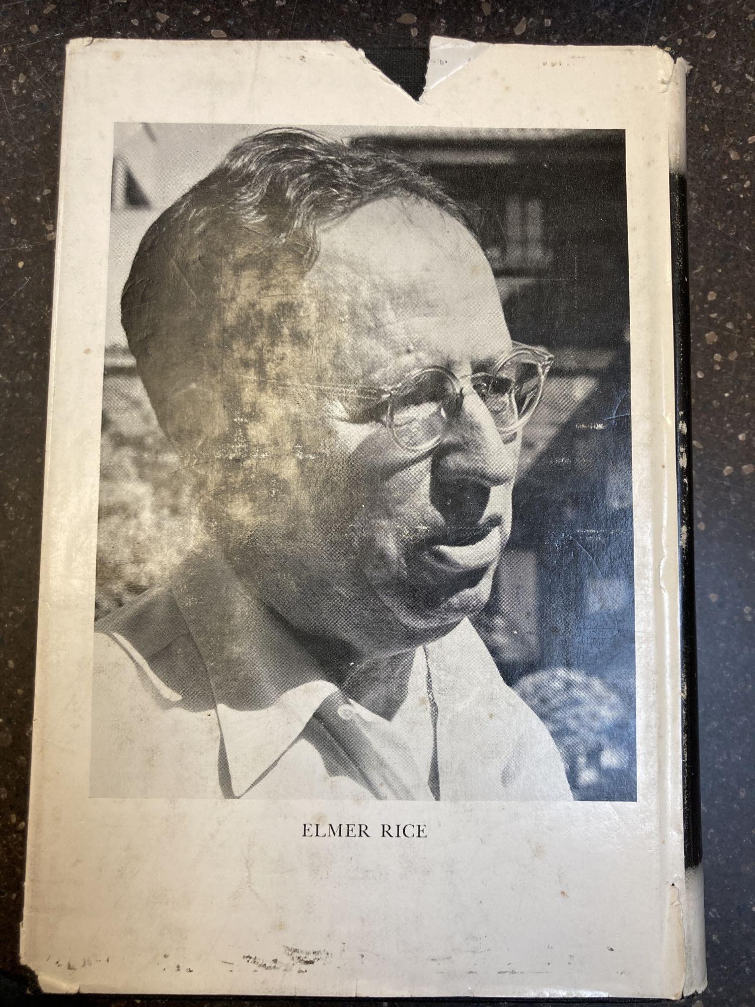 MINORITY REPORT WITH TLS | Elmer Rice | First Edition, First Printing