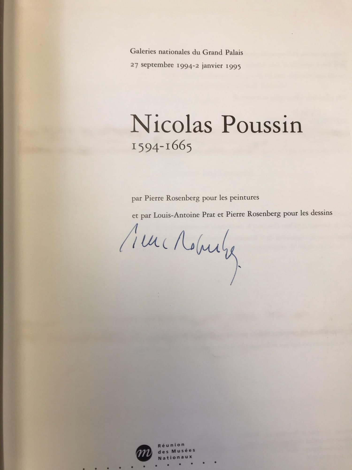 NICOLAS POUSSIN: 1594-1665 SIGNED | Pierre Rosenberg, Louis