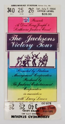 1342412 The Jacksons Victory Tour Ticket