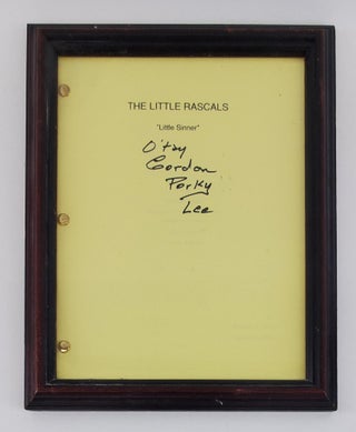 1342433 Little Rascals "Little Sinner" Script [Signed