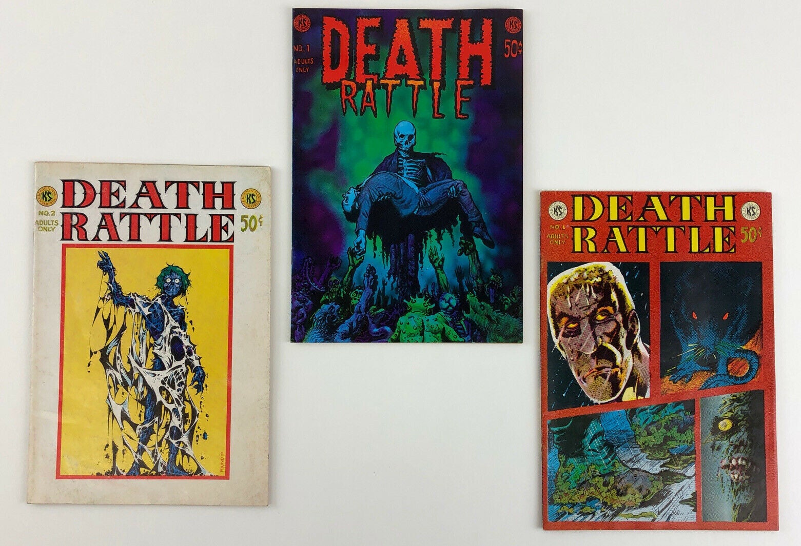 Death Rattle No.1-3 | Richard Corben | First Edition, First Printings