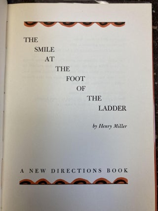 THE SMILE AT THE FOOT OF THE LADDER