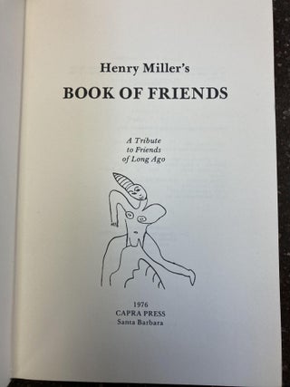 BOOK OF FRIENDS