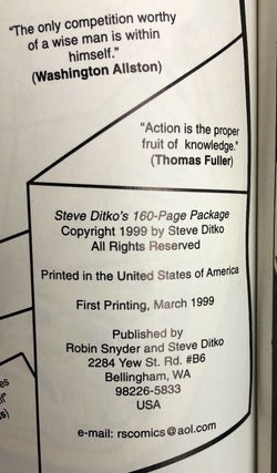 Steve Ditko's 160-Page Package