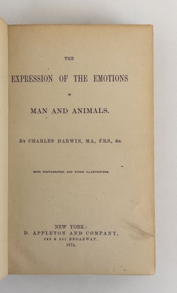 THE EXPRESSION OF EMOTIONS IN MAN AND ANIMALS