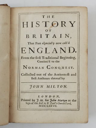 THE HISTORY OF BRITAIN, THAT PART ESPECIALLY NOW CALL’D ENGLAND