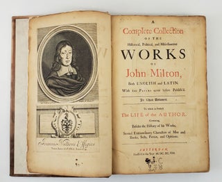 A COMPLETE COLLECTION OF THE HISTORICAL, POLITICAL, AND MISCELLANEOUS WORKS OF JOHN MILTON, BOTH ENGLISH AND LATIN [3 VOLUMES]