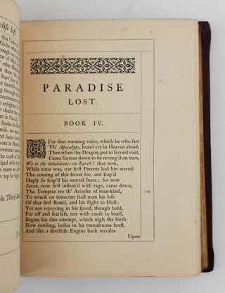 PARADISE LOST IN TEN BOOKS: THE TEXT EXACTLY REPRODUCED FROM THE FIRST EDITION OF 1667