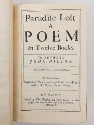THE POETICAL WORKS OF MR. JOHN MILTON.