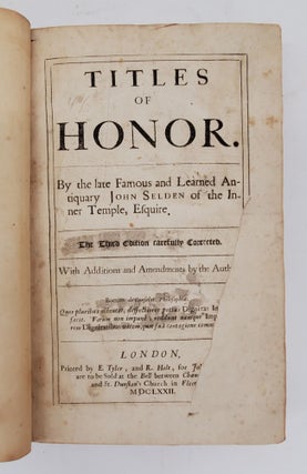 TITLES OF HONOR
