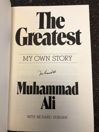 THE GREATEST: MY OWN STORY [SIGNED]