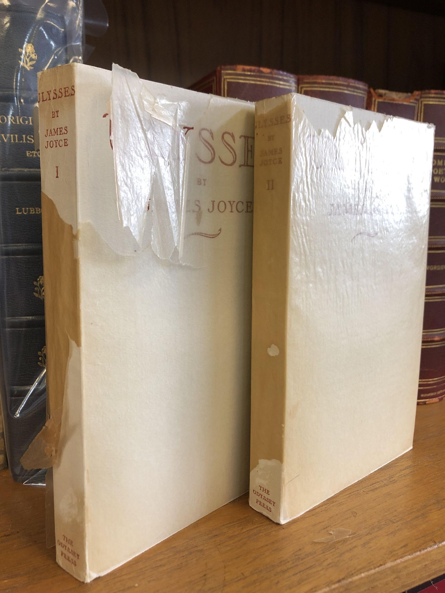 ULYSSES TWO VOLUMES | James Joyce | First Odyssey Press Edition