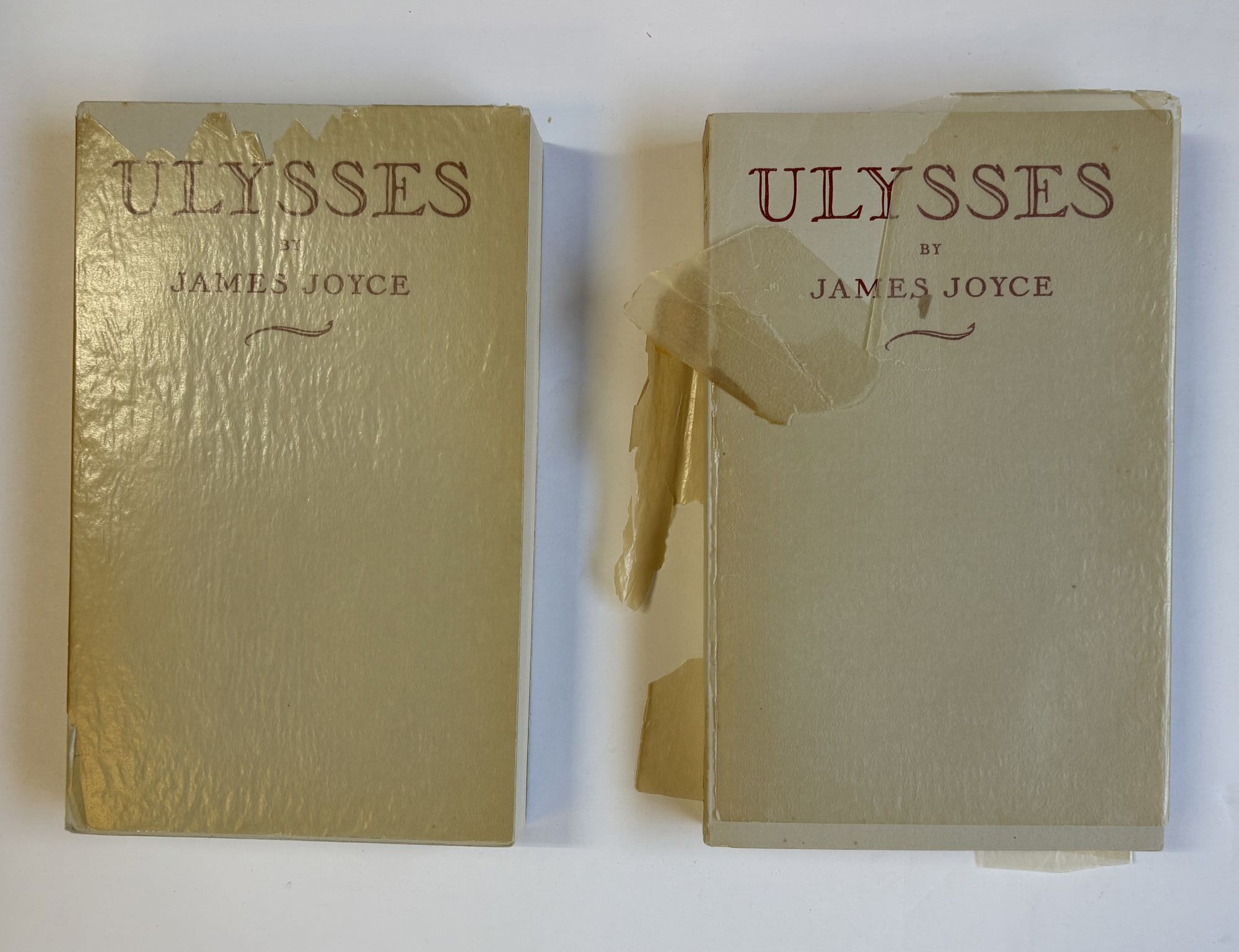 ULYSSES TWO VOLUMES | James Joyce | First Odyssey Press Edition