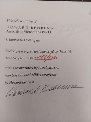 HOWARD BEHRENS: AN ARTIST'S VIEW OF THE WORLD [SIGNED]