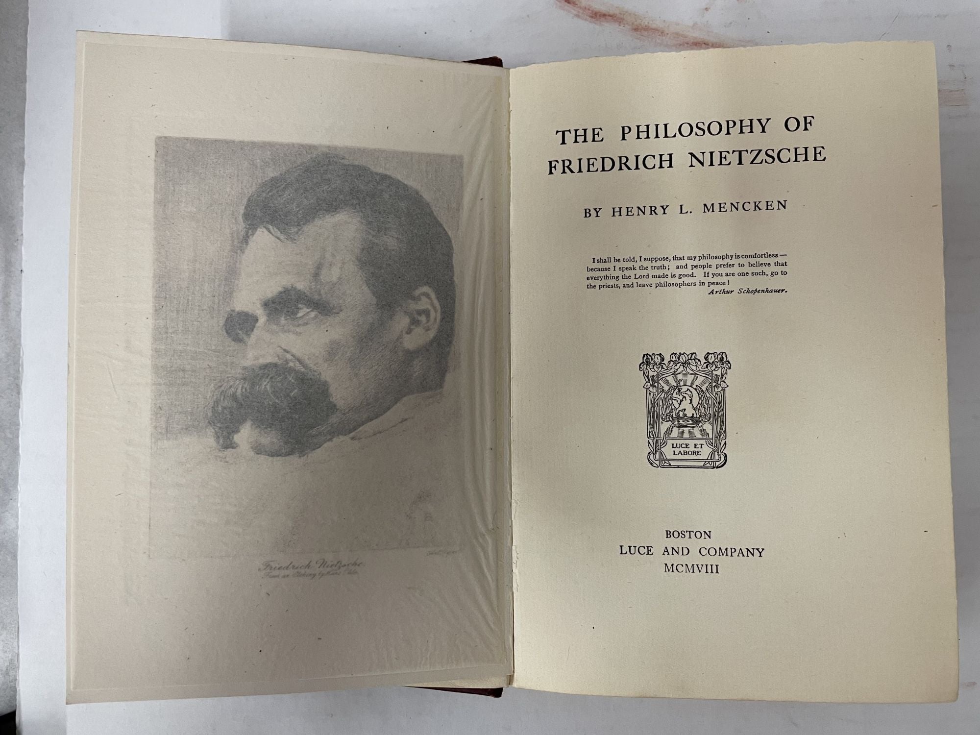 THE PHILOSOPHY OF FRIEDRICH NIETZSCHE | H. L. Mencken | First State