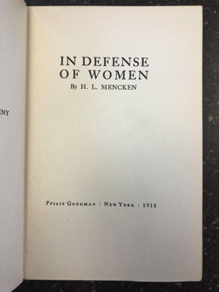 IN DEFENSE OF WOMEN