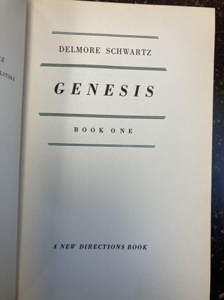 GENESIS: BOOK ONE
