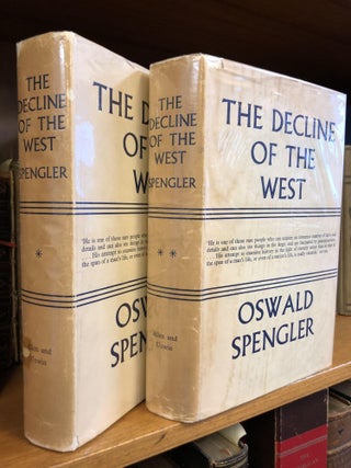1346645 THE DECLINE OF THE WEST [TWO VOLUMES]. Oswald Spengler, Charles Francis Atkinson