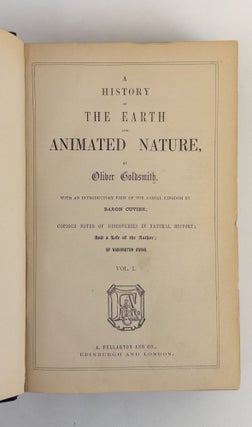 A HISTORY OF THE EARTH AND ANIMATED NATURE [Two Volumes]