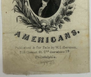 HENRY CLAY 1844 "NATIVE AMERICANS" SILK RIBBON