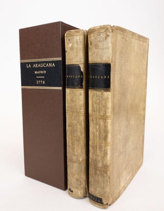 1347156 LA ARAUCANA. DIRIGIDA AL REY DON FELIPE NUESTRO SEÑOR. [Two Volumes] [Robert Southey's...