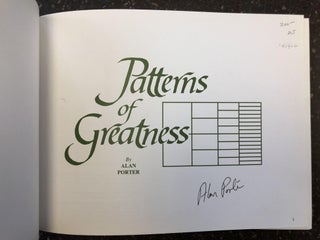 PATTERNS OF GREATNESS: A PEDIGREE ANALYSIS OF THE LEADING EUROPEAN THOROUGHBREDS OF THE LAST FIFTY YEARS [SIGNED]