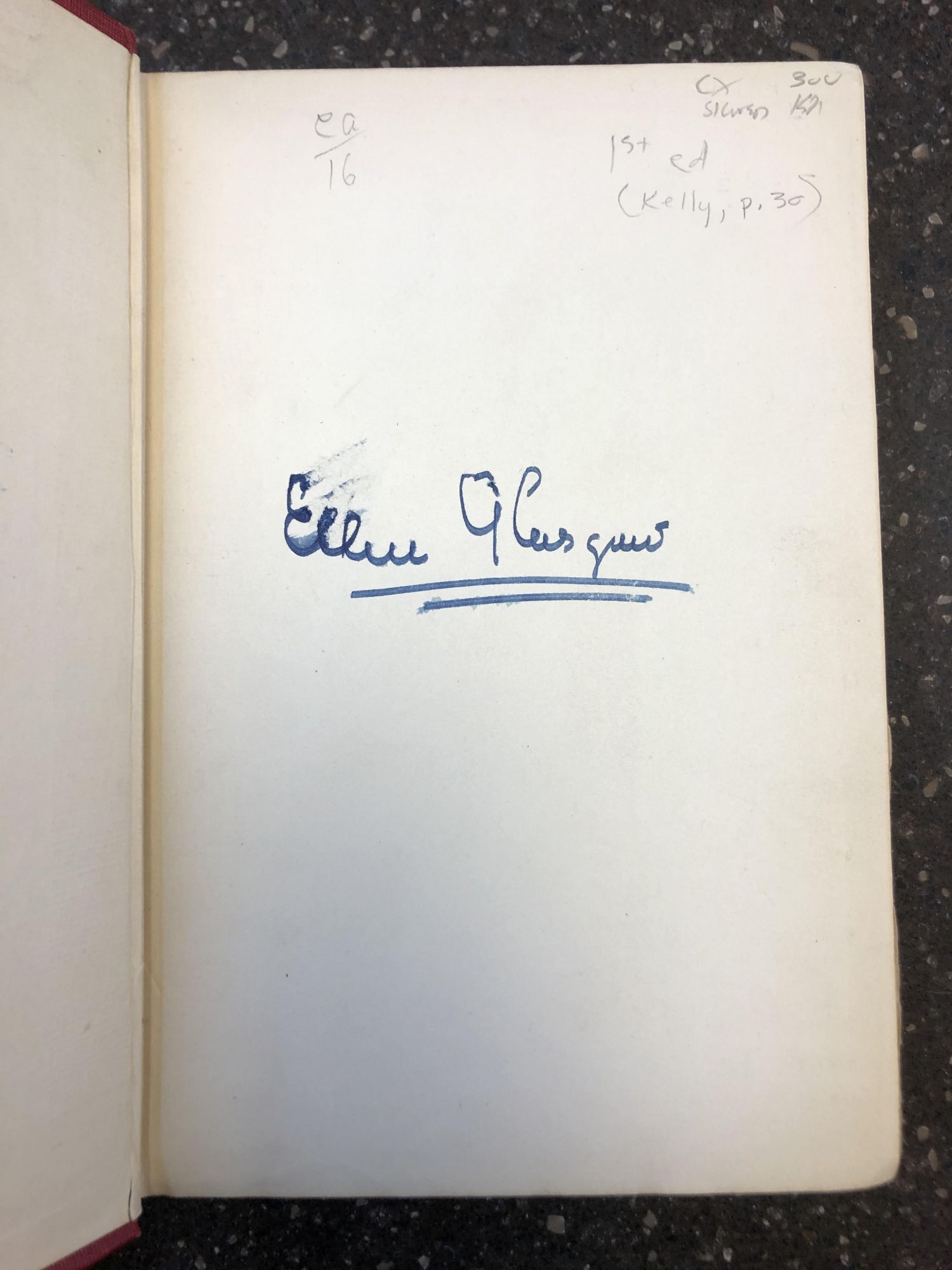 THE ANCIENT LAW SIGNED | Ellen Glasgow | First Edition