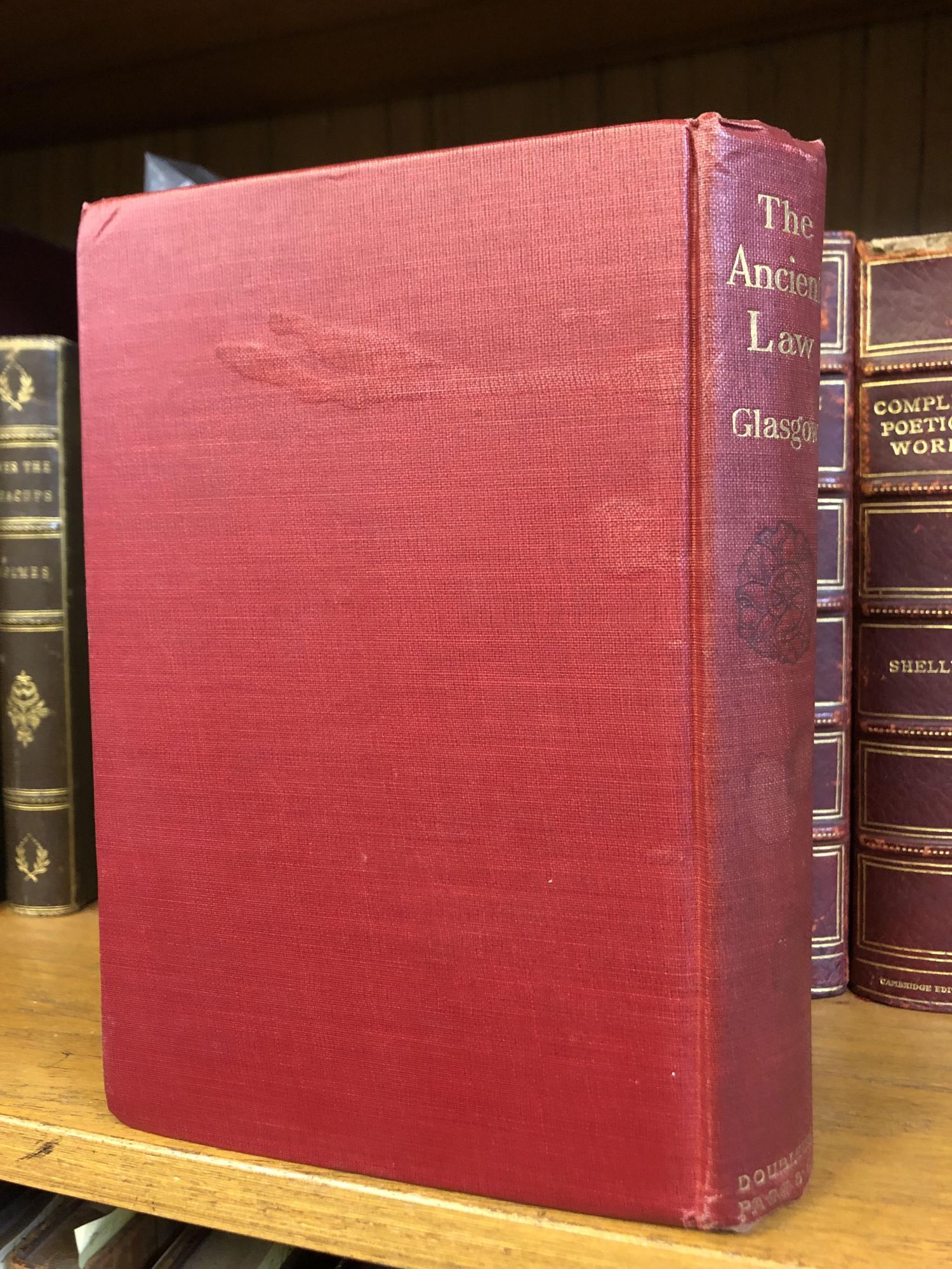 THE ANCIENT LAW SIGNED | Ellen Glasgow | First Edition