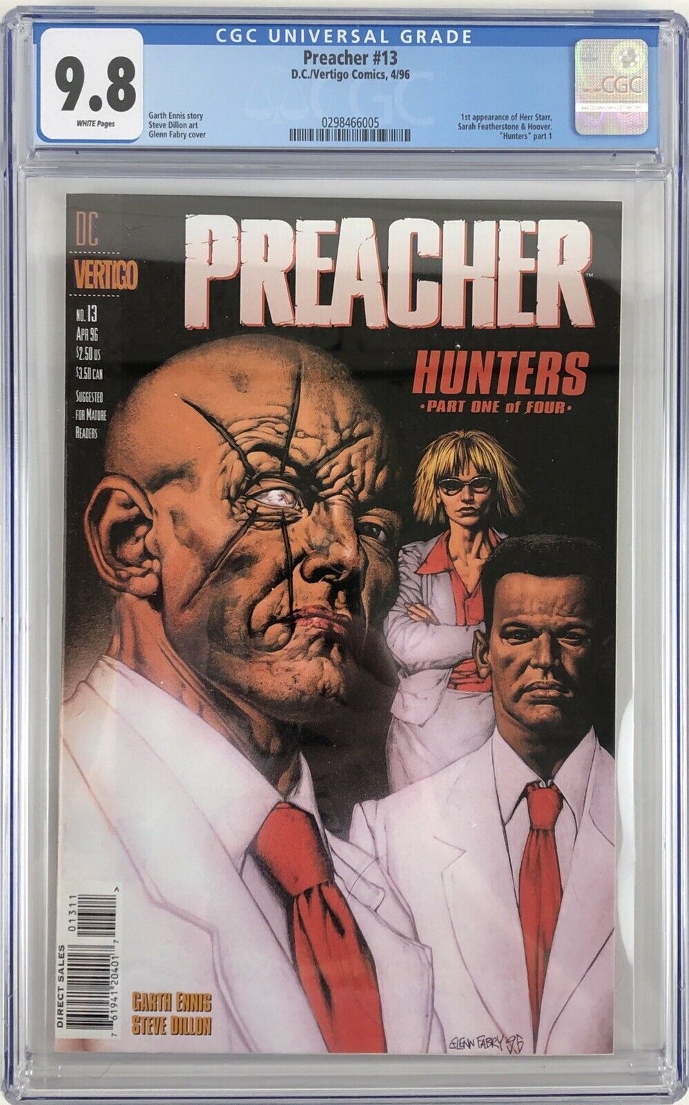 1347327 Preacher No. 13. Garth Ennis, Steve Dillon.