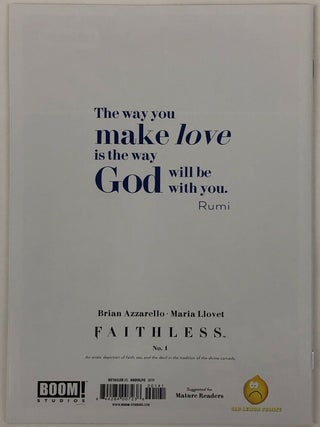 Faithless No.1 (Sad Lemon Comics Exclusive Variant Cover)