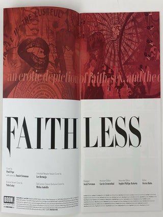 Faithless No.1 (Sad Lemon Comics Exclusive Variant Cover)