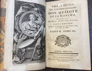1347911 DON QUIXOTE DE LA MANCHA [EDITH WHARTON'S COPY] [VOLUME 3 ONLY]. Miguel de Cervantes...
