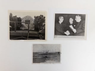 1348002 KITTY HAWK AND THE WRIGHT BROTHERS | THREE EARLY PHOTOGRAPHS. Orville Wright, Wilbur Wright