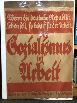 1348195 WENN DIE DEUTSCHE REPUBLIK LEBEN SOLL, SO BEDARF SIE DER ARBEIT. Alexander M. Cay