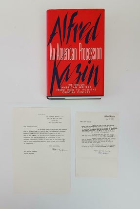 1348234 Alfred Kazin | An American Procession (Signed) With TLS. Alfred Kazin