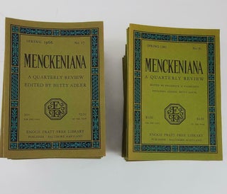 Three Typed Letters Signed (TLS) With Issues Of Menckeniana