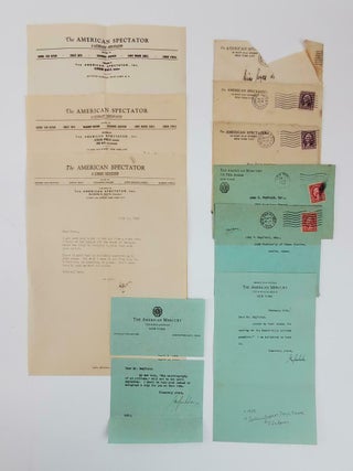 1348298 George Jean Nathan | Five TLSs. George Jean Nathan