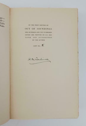 H.M. Tomlinson | Three Signed Books, Two ALS