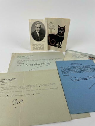 1348311 Carl Van Vechten | Signed Correspondence. Carl Van Vechten
