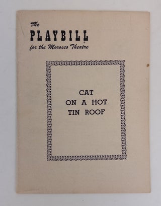 EARLY DRAFT TYPESCRIPT OF CAT ON A HOT TIN ROOF