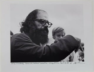 1348345 Allen Ginsberg at the Democratic National Convention in Chicago, Illinois. August 24,...