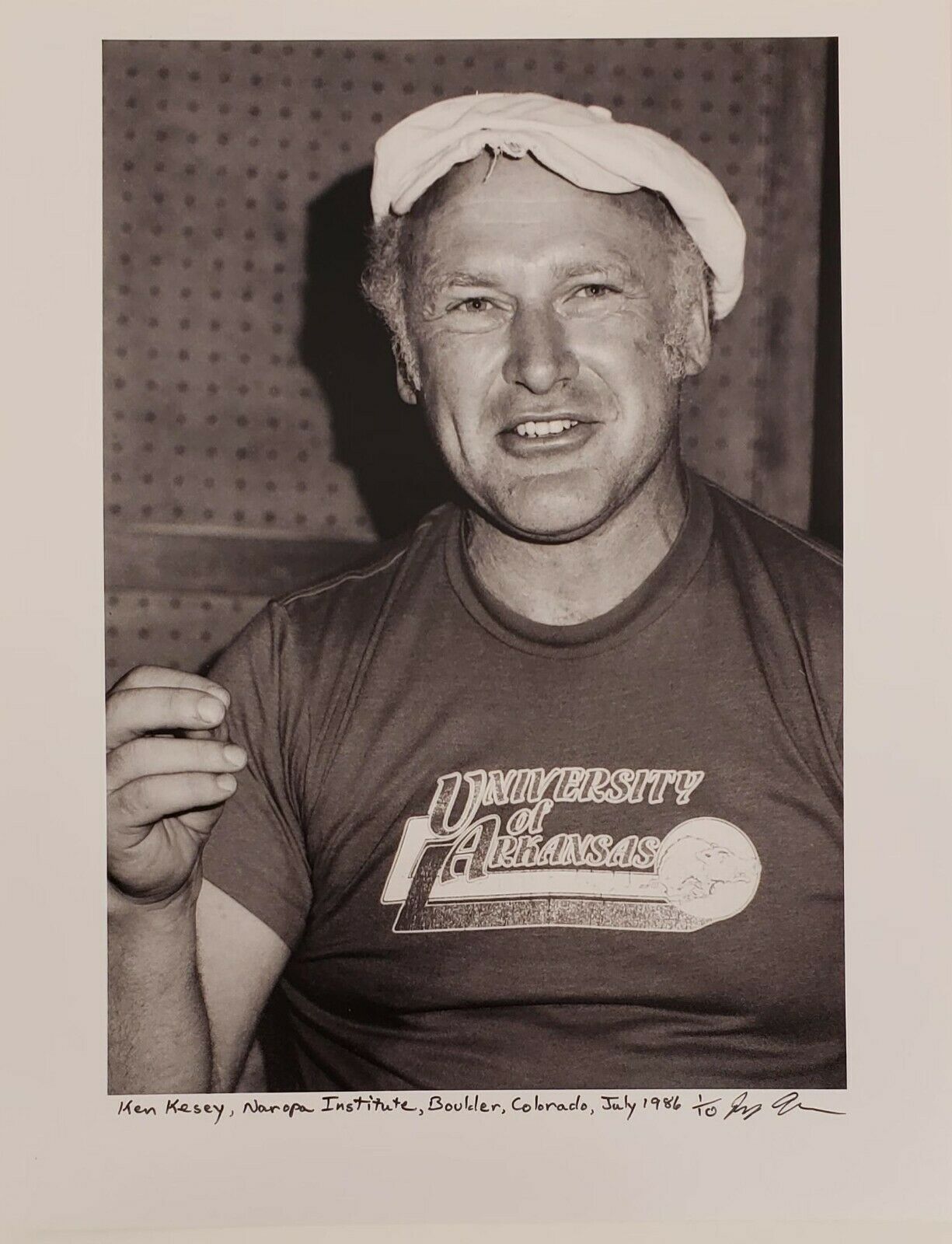 1348357 Ken Kesey at Naropa Institute in Boulder, Colorado. July 1974. Jerry Aronson.