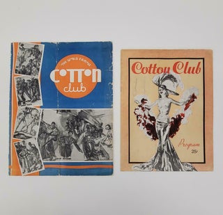 1349163 The Cotton Club | 1937 Jazz Program And 1939 Menu