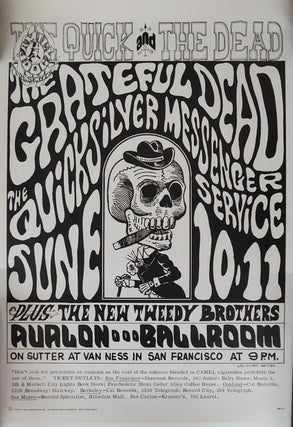1349177 Grateful Dead / “The Quick and The Dead” | Vintage Poster (1966) FD-12. Wes Wilson