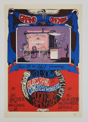 Four 1960s Bay Area Concert Posters and Handbill