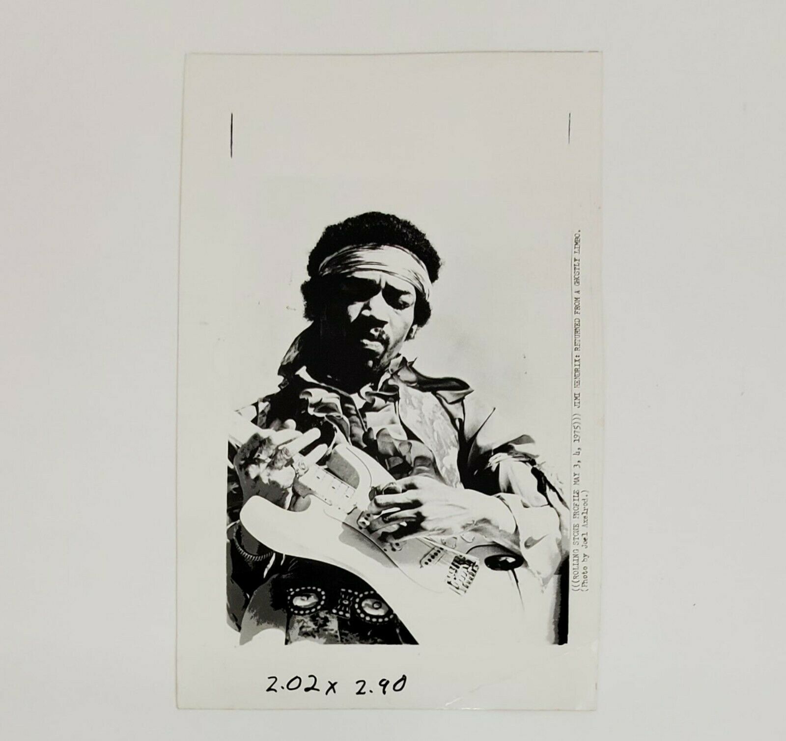 Jimi Hendrix | Vintage Photo 1970 | Joel Axelrod