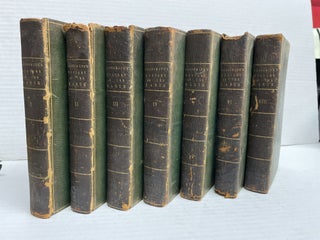 1350065 AN HISTORY OF THE EARTH AND ANIMATED NATURE; IN EIGHT VOLUMES [missing Vol. VII]. Oliver...