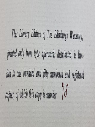 WAVERLEY NOVELS [48 VOLUMES]